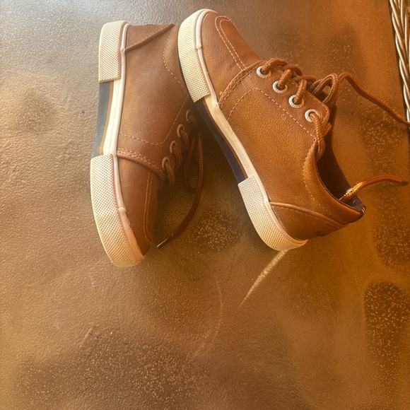 Nautica Toddler Boys Brown Lace-up Berrian Sneakers Sz: 8; EUC - Picture 11 of 14